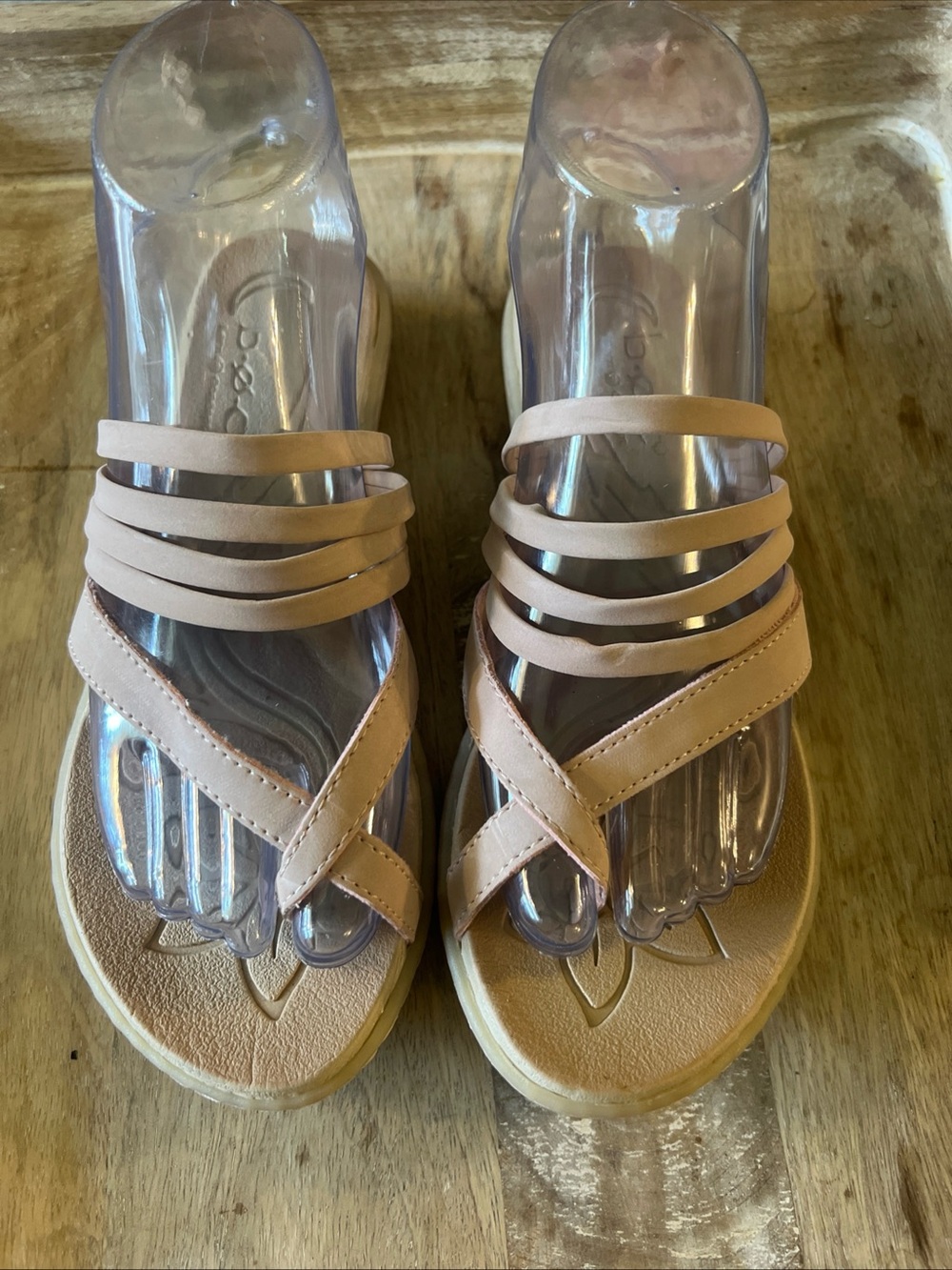 boc  Alisha Blush Pink Multi-Strap Slide Sandal